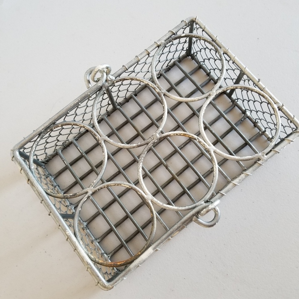 Galvanized steel chicken wire basket - Picture 2 of 4